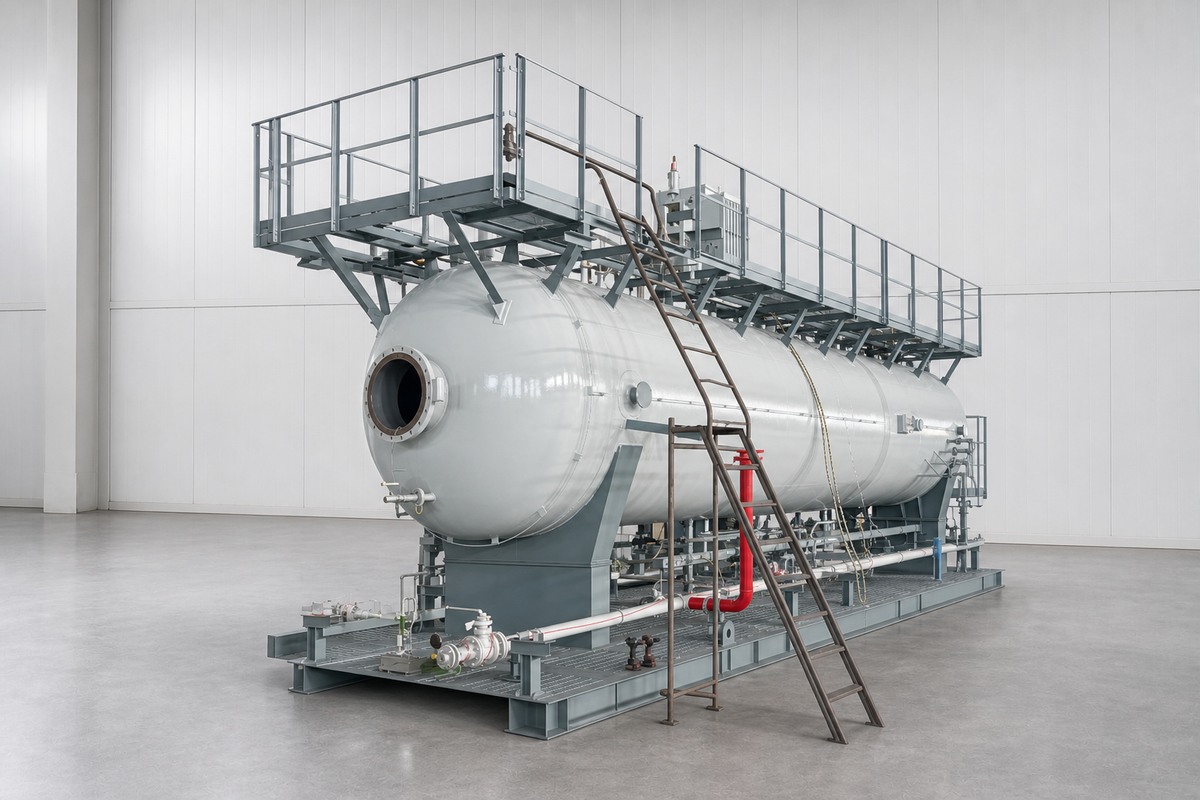 Product view of an electrostatic desalter unit